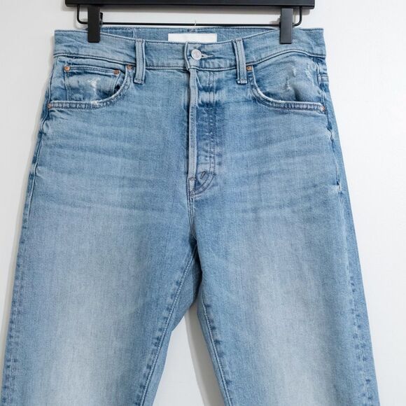 Mother Superior Denim Straight Leg Slay It With Flowers Hiker Hover Size 26 - Picture 8 of 10